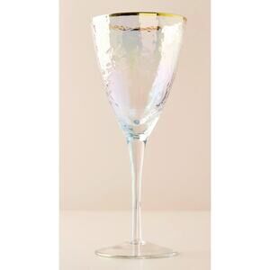 Zaza Lustered Wine Iridescent Glasses, Set of 3